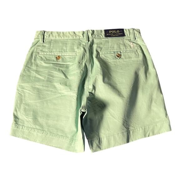 NWT Polo Ralph Lauren Men's Stretch Classic Fit 9" Chino Shorts Seafoam Green 31 - Picture 2 of 6